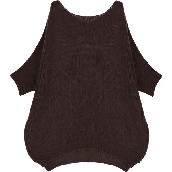 pullovers Imperial marrone tinta unita