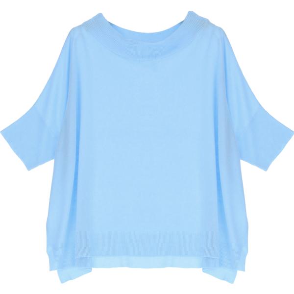 maglieria Imperial blu tinta unita