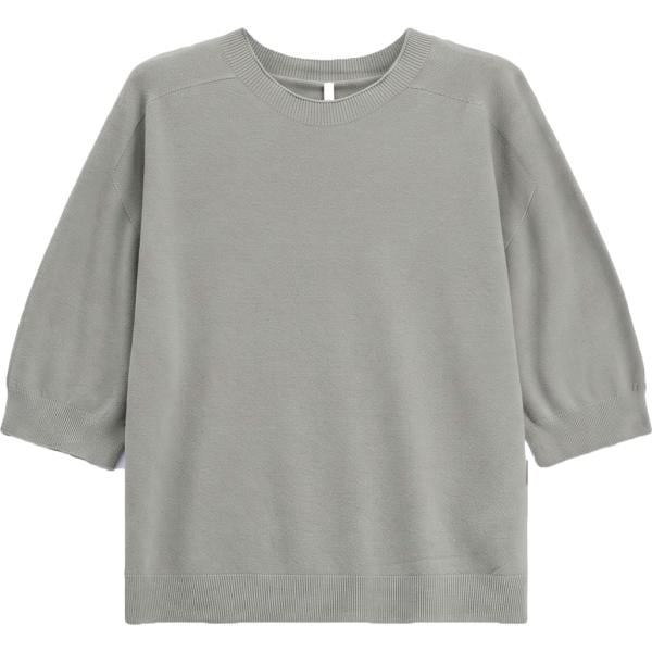 Maglione da donna in grigio chiaro girocollo Imperial