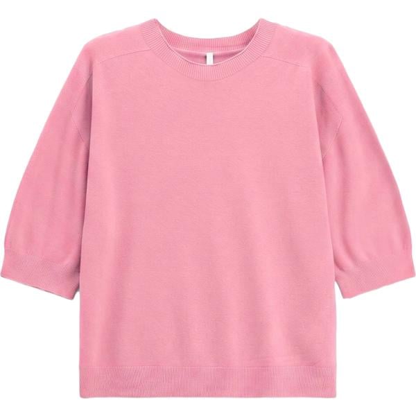 Maglione da donna in rosa chiaro girocollo Imperial