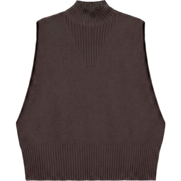 Gilet da donna collo alto senza maniche Imperial