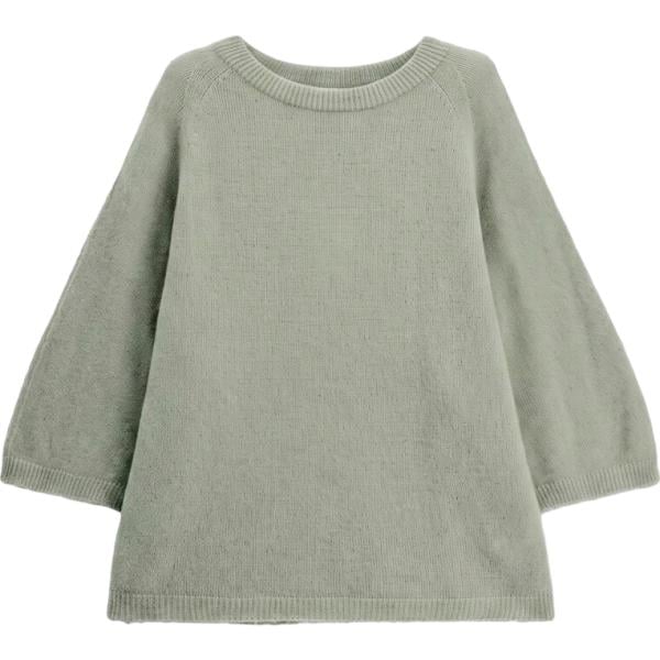 Maglione da donna in marrone chiaro girocollo Imperial