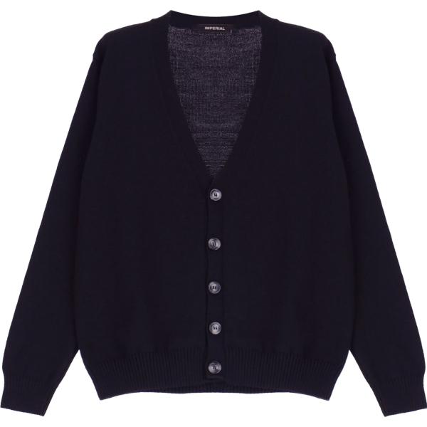 cardigans Imperial blu tinta unita
