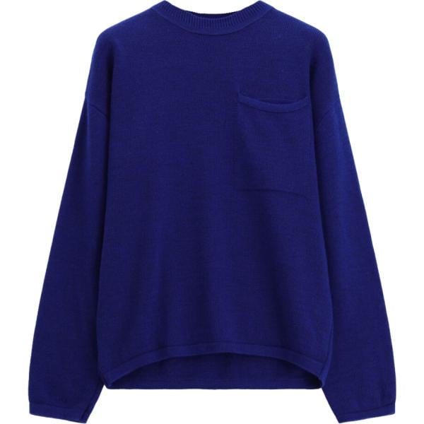 Maglione da uomo in blu scuro girocollo Imperial