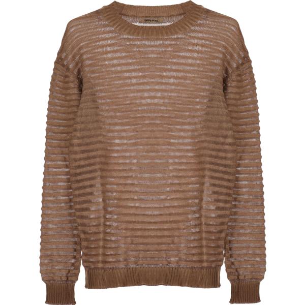maglieria Imperial marrone a righe