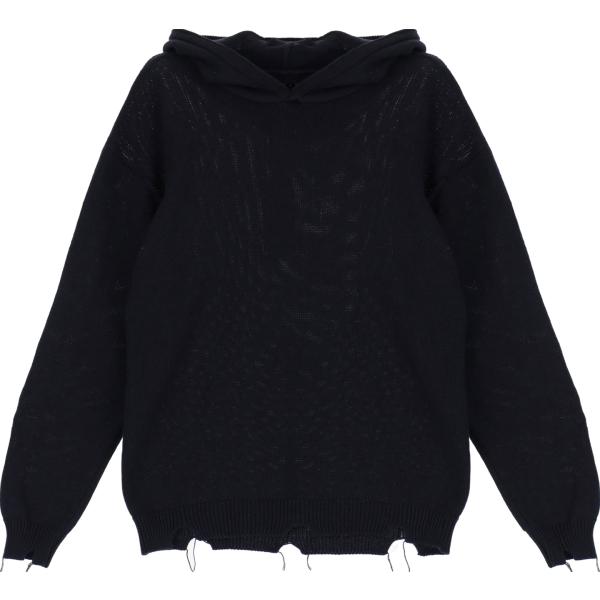 felpe con cappuccio Imperial nero tinta unita