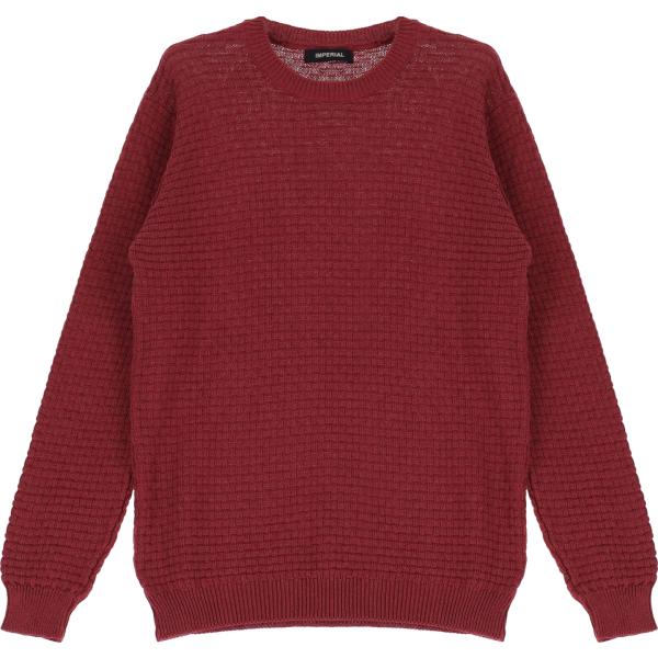 pullovers Imperial rosso tinta unita