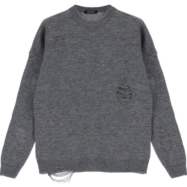 pullovers Imperial grigio tinta unita