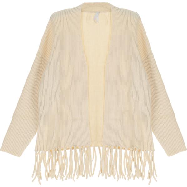 cardigans Imperial bianco tinta unita