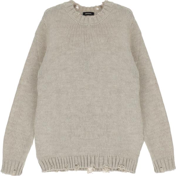 pullovers Imperial marrone tinta unita