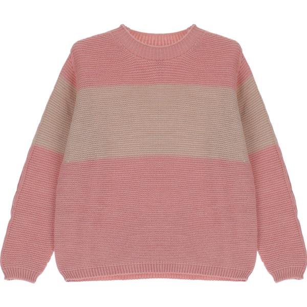 pullovers Imperial rosa a righe