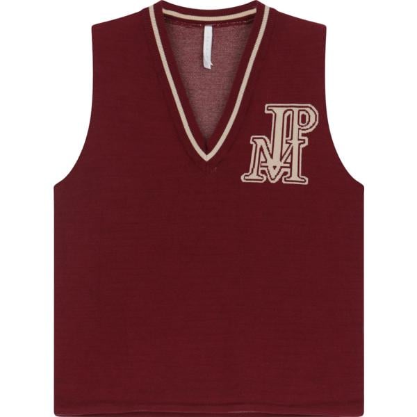 gilet Imperial marrone tinta unita