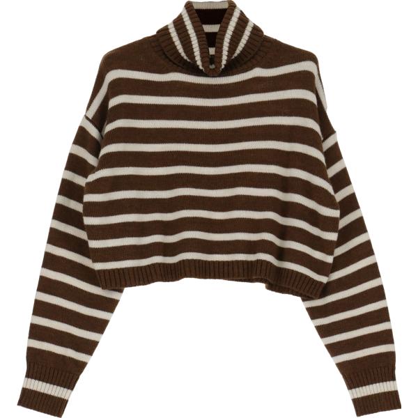 maglieria Imperial marrone a righe