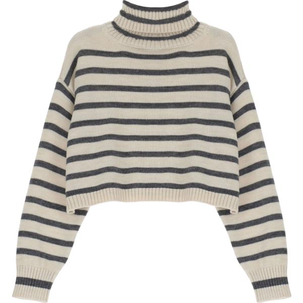 maglieria Imperial bianco a righe