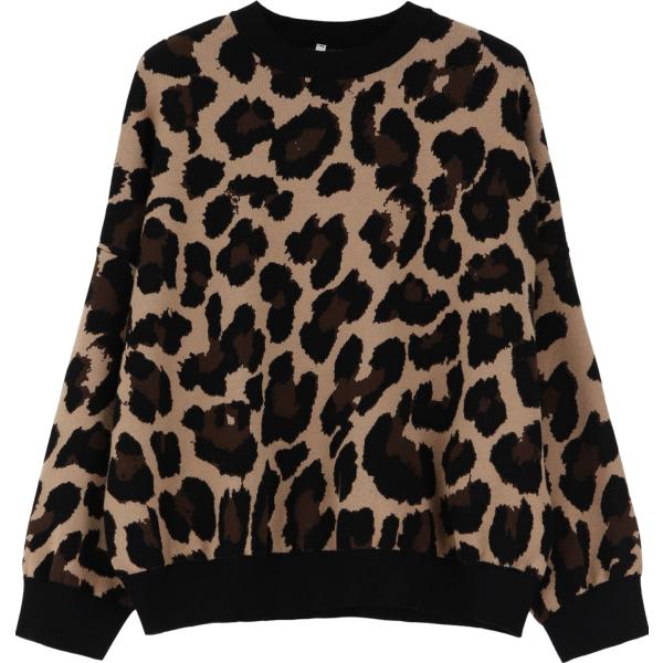 maglieria Imperial marrone animalier