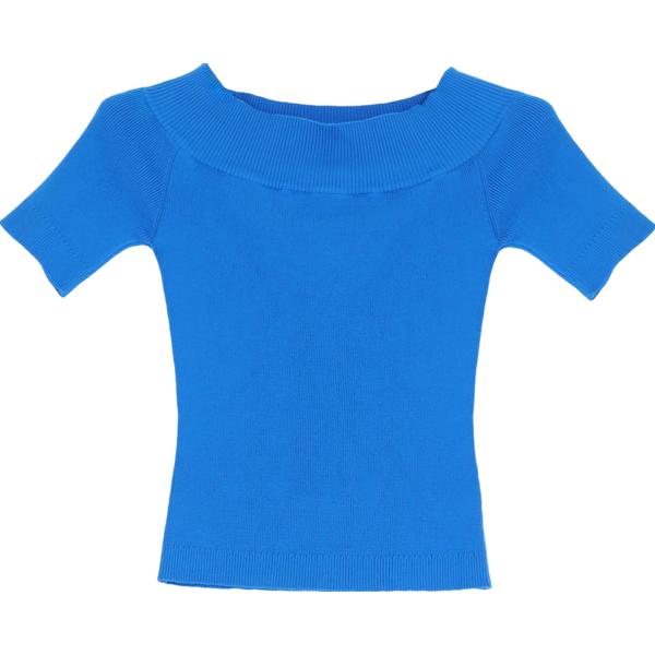 maglieria Imperial blu tinta unita