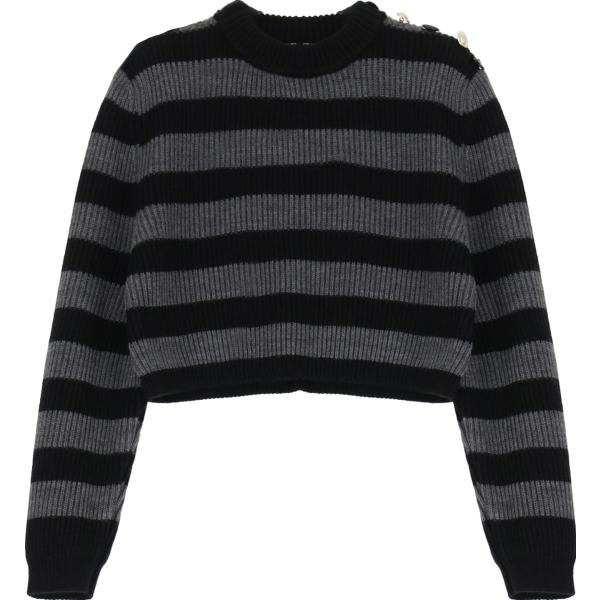 maglieria Imperial nero a righe