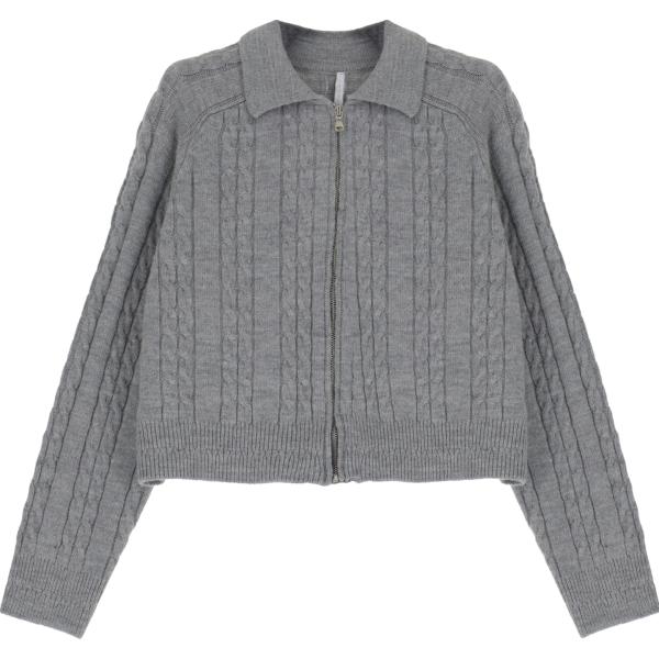 cardigans Imperial grigio tinta unita