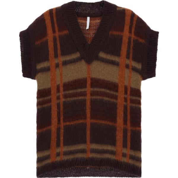 maglieria Imperial nero a quadri