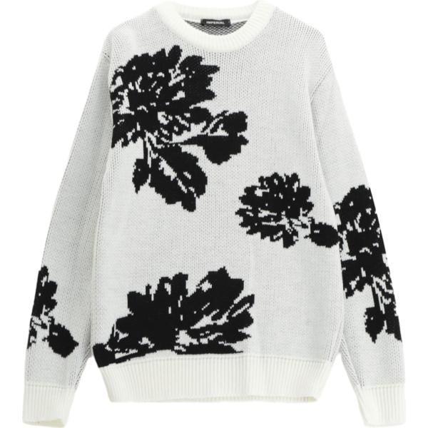 pullovers Imperial bianco con stampe