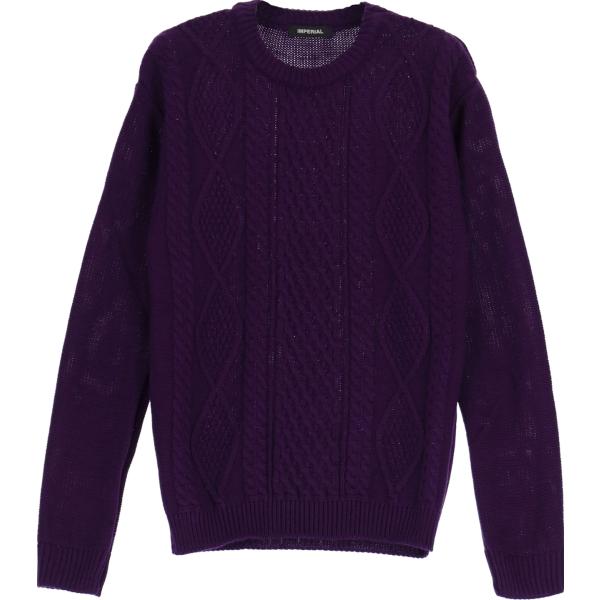pullovers Imperial viola tinta unita
