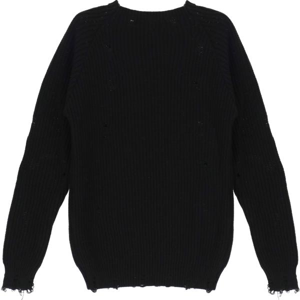 maglieria Imperial nero tinta unita