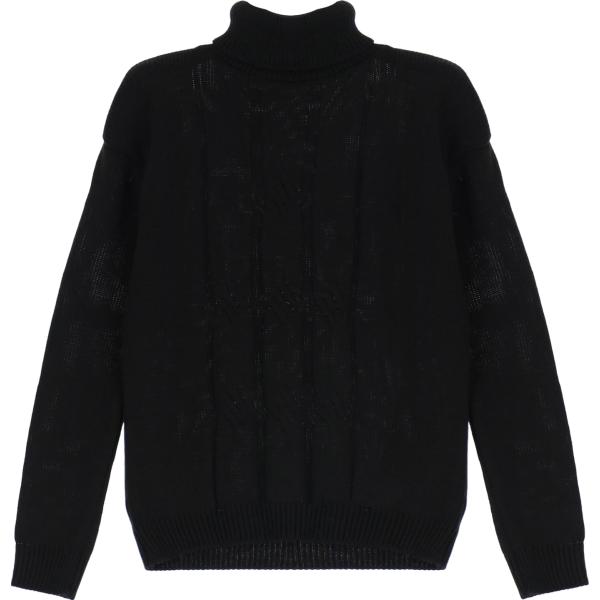 maglieria Imperial nero tinta unita