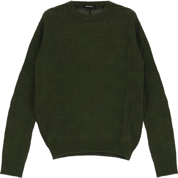 pullovers Imperial marrone tinta unita