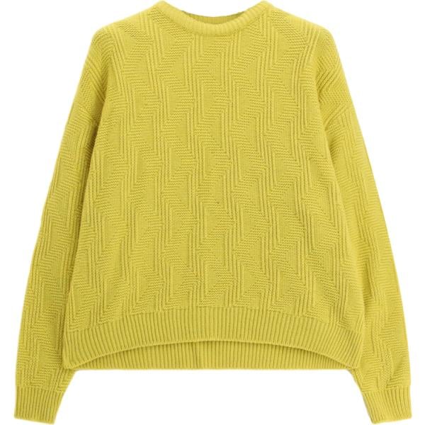 Maglione da uomo in giallo scuro girocollo Imperial
