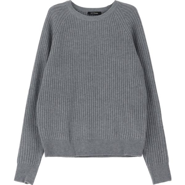 pullovers Imperial grigio tinta unita