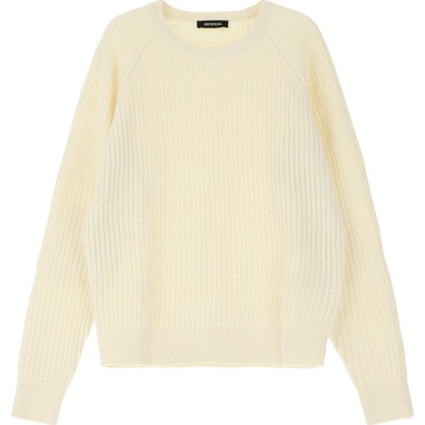 pullovers Imperial bianco tinta unita