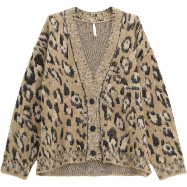 cardigans Imperial marrone animalier