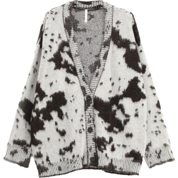 cardigans Imperial grigio con stampe