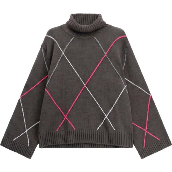 pullovers Imperial grigio con stampe