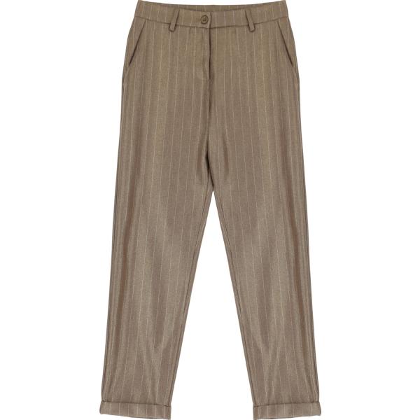 pantaloni Imperial marrone a righe