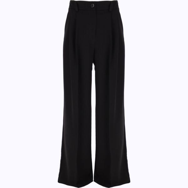 pantaloni Imperial nero tinta unita