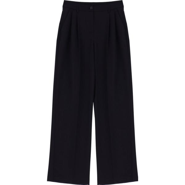 pantaloni a palazzo Imperial nero tinta unita