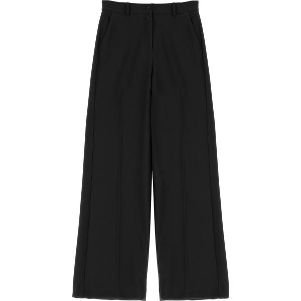 pantaloni a palazzo Imperial nero tinta unita