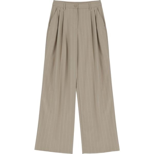 pantaloni a palazzo Imperial marrone a righe