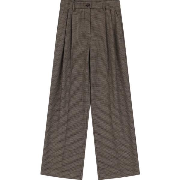 pantaloni Imperial marrone pied de poule