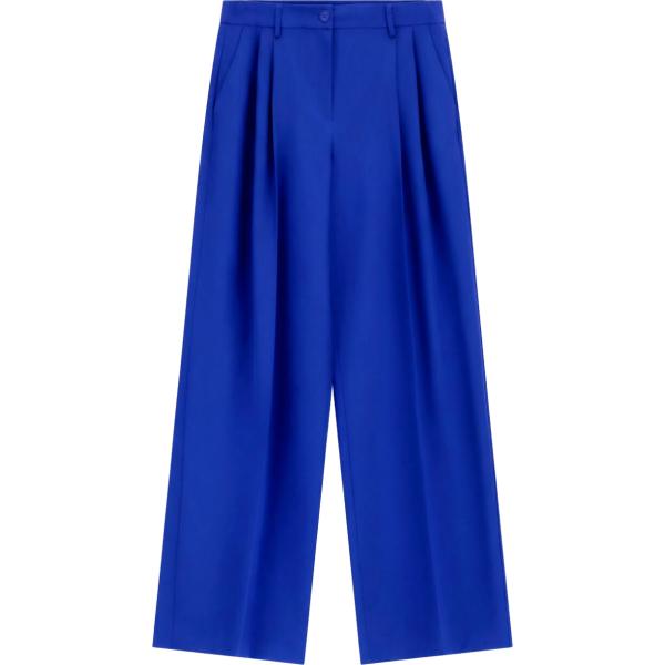 Pantaloni a palazzo da donna in blu medio a vita alta Imperial