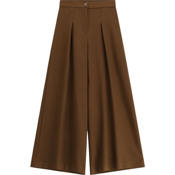 pantaloni a palazzo Imperial marrone