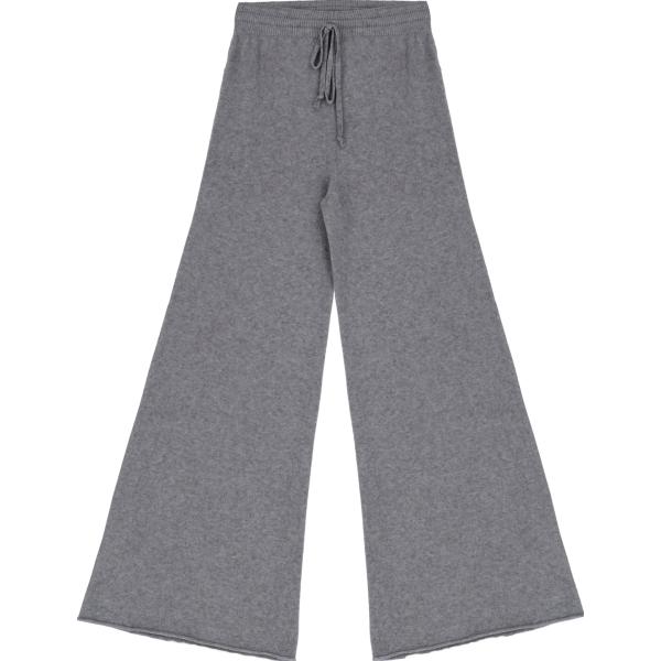 pantaloni a palazzo Imperial grigio tinta unita