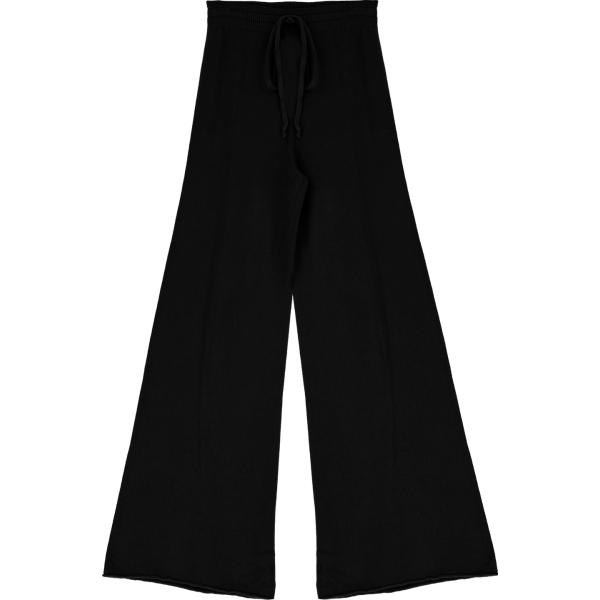 pantaloni a palazzo Imperial nero tinta unita