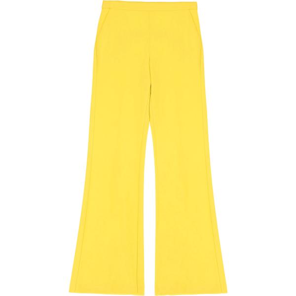 pantaloni Imperial giallo tinta unita