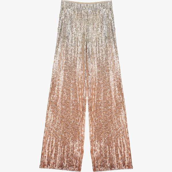 pantaloni a palazzo Imperial marrone