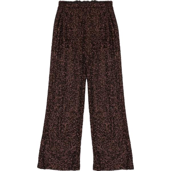 pantaloni a palazzo Imperial marrone