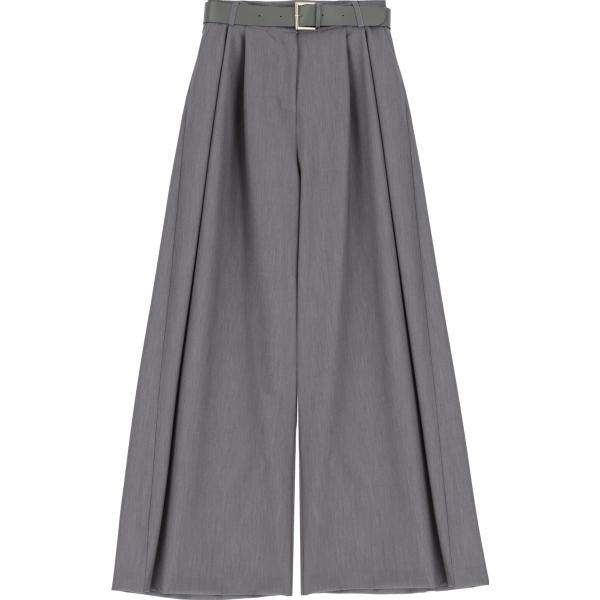 pantaloni a palazzo Imperial grigio tinta unita