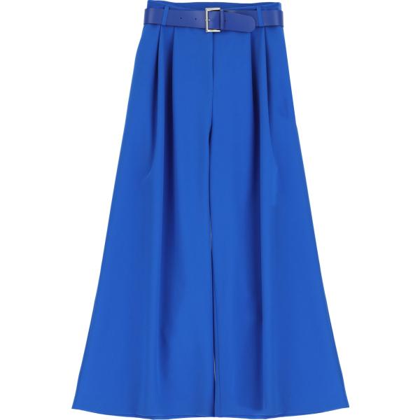 pantaloni a palazzo Imperial blu tinta unita