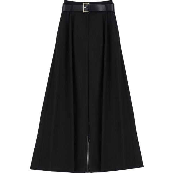 pantaloni a palazzo Imperial nero tinta unita